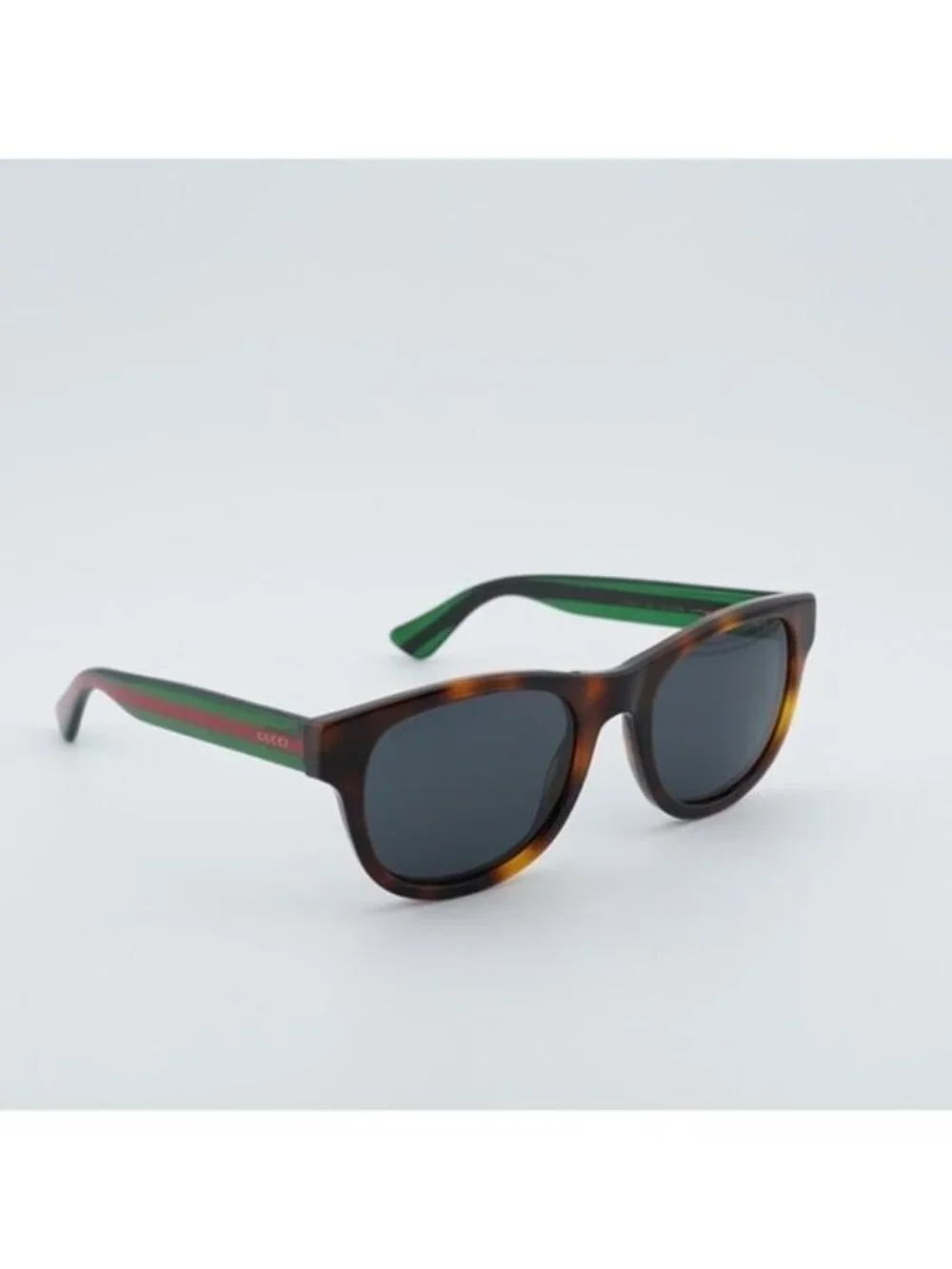 Gucci GG0003S 003 Men Sunglasses Havana Square Frame, Grey Lenses